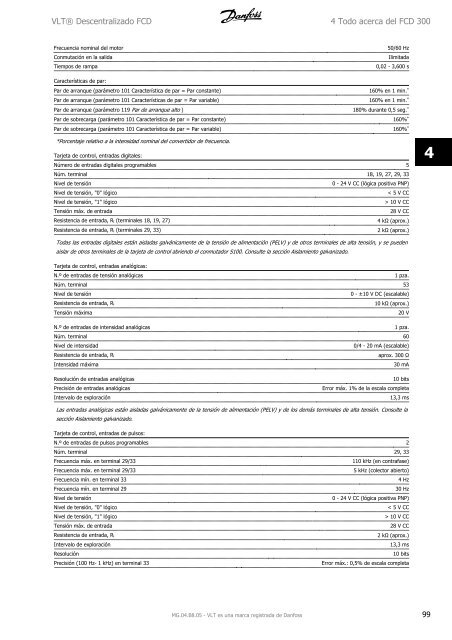 Manual de Funcionamiento VLT® FCD 300 - comser ltda.