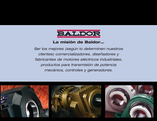 Productos y servicios - Baldor