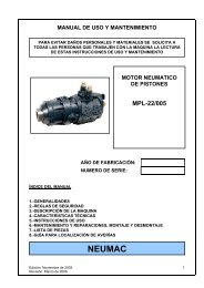 Manual MPL22/005 - neumac