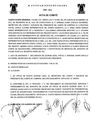 Administración 2009-2012 - Colima