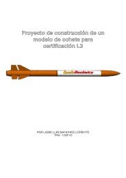 Proyecto de construcción de un modelo de cohete ... - Tripoli Spain