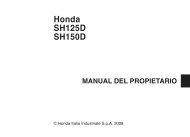 Honda SH125D SH150D