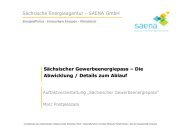 Die Abwicklung / Details zum Ablauf - Sächsische Energieagentur