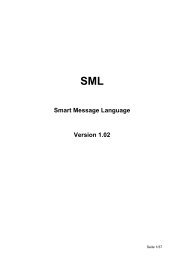 Smart Message Language Version 1.02 - VDE