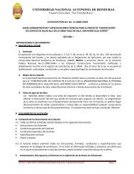 universidad nacional autonoma de honduras - HonduCompras
