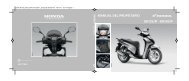 MANUAL DEL PROPIETARIO SH125/R - SH150/R - Honda