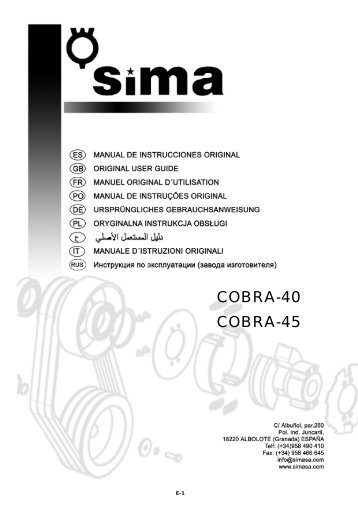 COBRA-40 COBRA-45 - Sima