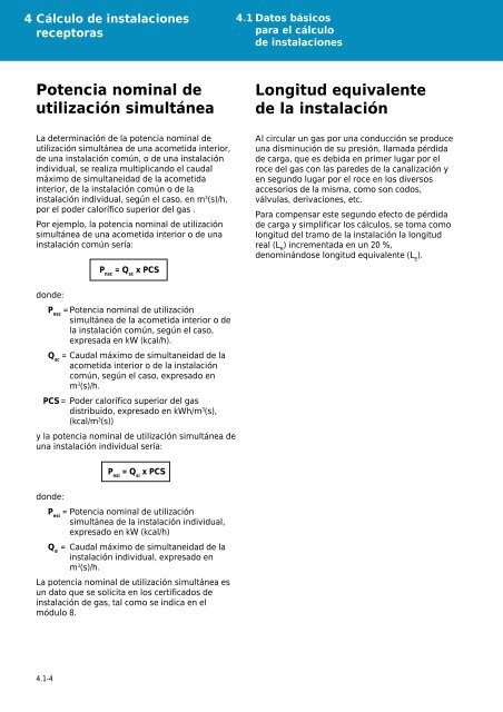 Manual de Instalaciones Receptoras - Prosener