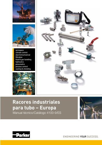 Racores industriales para tubo – Europa - Parker