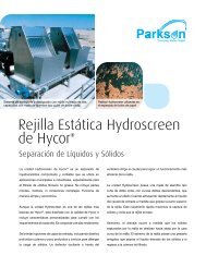 Rejilla Estática Hydroscreen de Hycor®