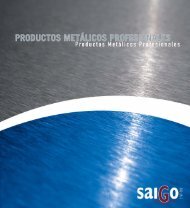 Catalogo de productos metalicos - Saigo