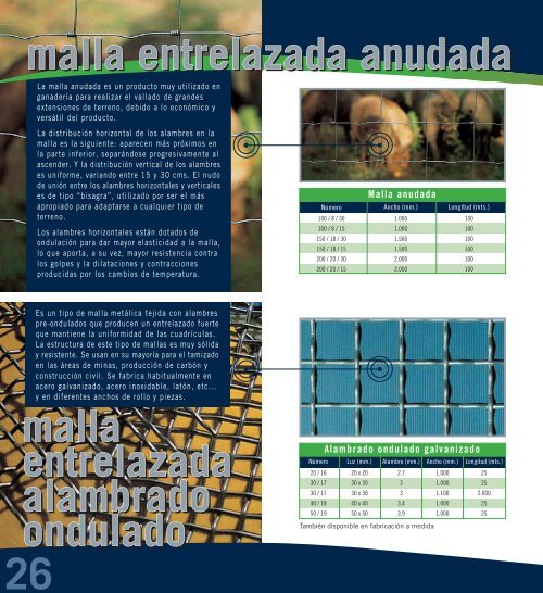 Catalogo de productos metalicos - Saigo