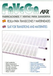 Rejillas plásticas (pdf) - Favega