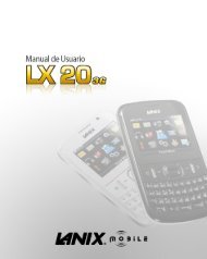 Manual de Usuario - Lanix Mobile