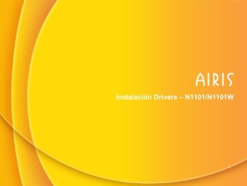Instalación Drivers – N1101/N1101W - Airis Support
