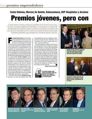 Premios jóvenes, pero con solera - Emprendedores