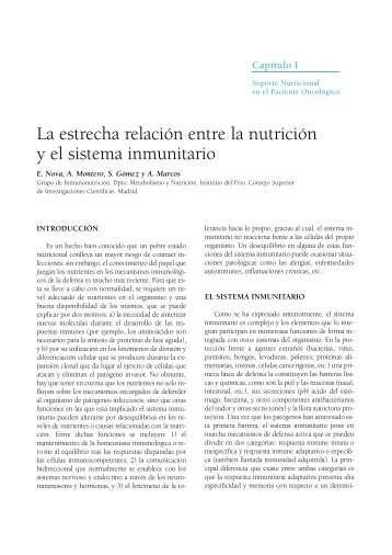 La estrecha relación entre la nutrición y el sistema inmunitario - SEOM