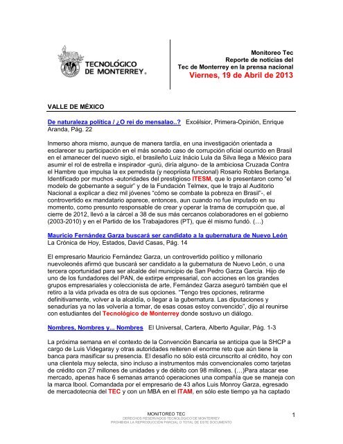 Apr 19, 2013 12:48:06 PM - Tecnológico de Monterrey