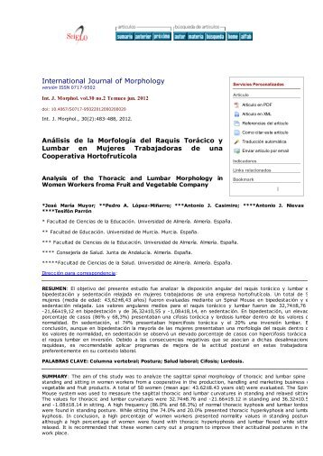 International Journal of Morphology