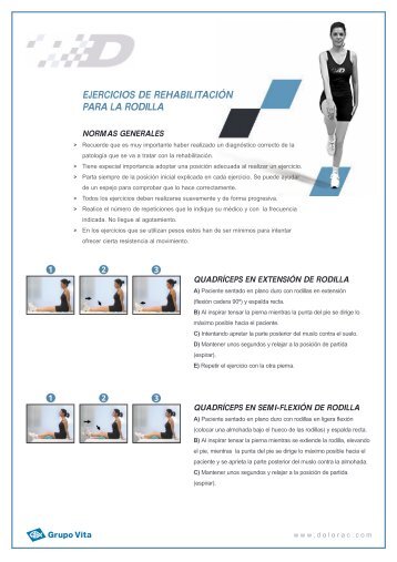 EJERCICIOS DE REHABILITACIÓN PARA LA CADERA EJERCICIOS DE REHABILITACIÓN PARA LA CADERA