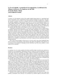 La fe en la dialefa. A propósito de la composición y la ... - Ars Metrica