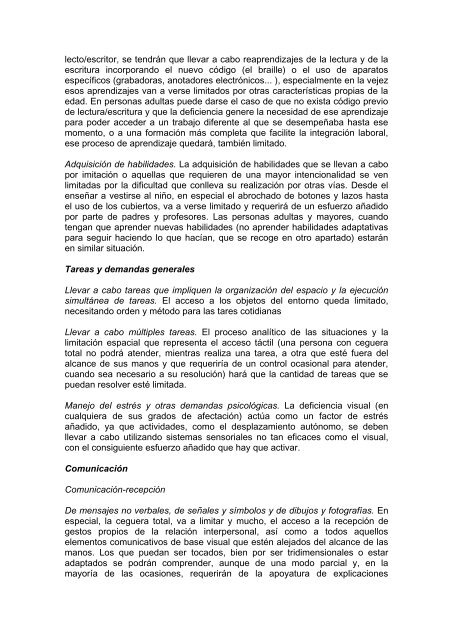 Psicología y ceguera - Servicio de Información sobre Discapacidad ...