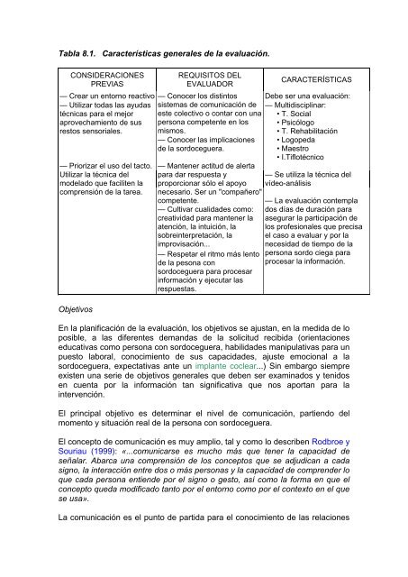 Psicología y ceguera - Servicio de Información sobre Discapacidad ...