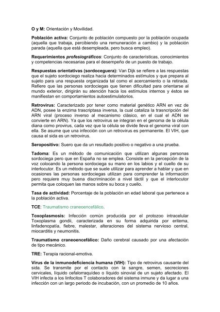 Psicología y ceguera - Servicio de Información sobre Discapacidad ...