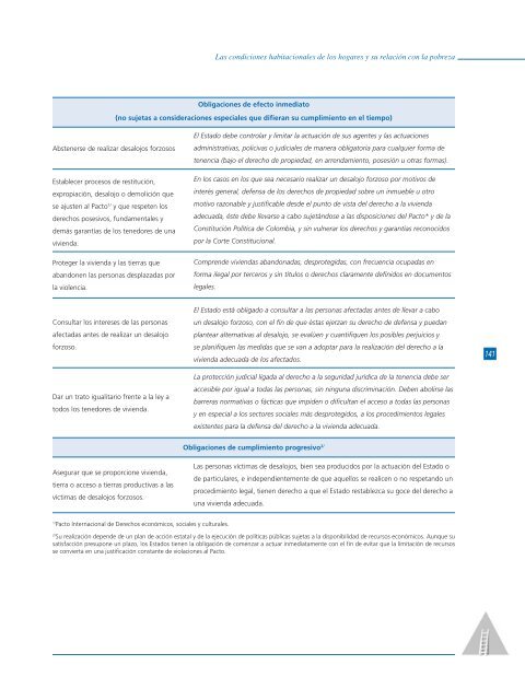 Las condiciones habitacionales de los hogares y su relación con la ...