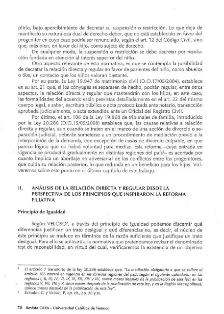 Relación directa y regular y síndrome de alienación parental ...