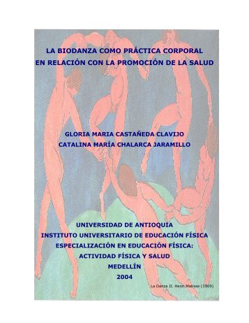 La Biodanza como práctica corporal en relación con la Promoción