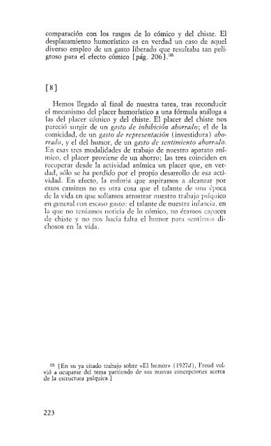 Volumen VIII – El chiste y su relación con lo inconsciente (1905)