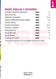 MADEL REJILLAS Y DIFUSORES - Ise.es