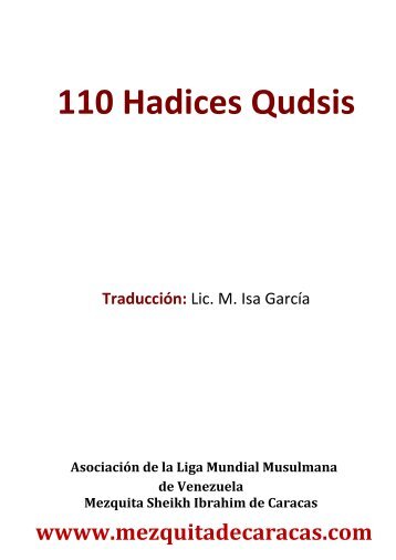 110 Hadices Qudsis.pdf - Altakwa, asociacion islamica venezuela