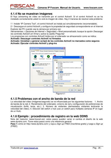 manual en español - Cámaras IP