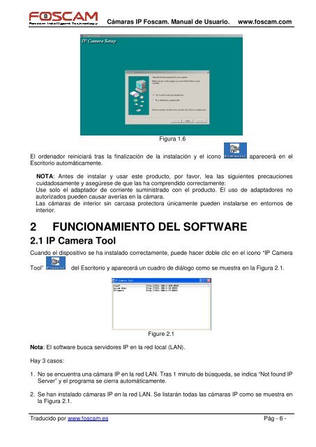 manual en español - Cámaras IP