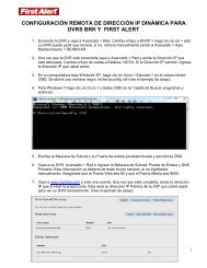 configuración remota de dirección ip dinámica para dvrs brk y first alert