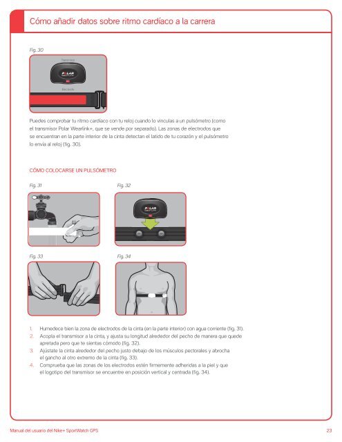 Nike+ SportWatch GPS Manual del usuario