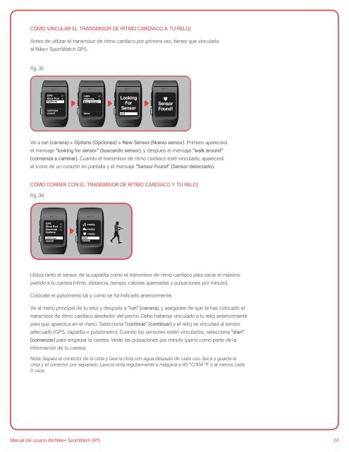 Nike+ SportWatch GPS Manual del usuario