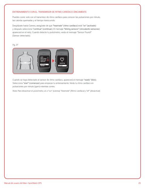 Nike+ SportWatch GPS Manual del usuario