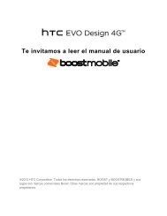 HTC EVO Design 4G - Boost Mobile