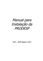 Leia o Manual - Diretoria de Ensino de Itapevi