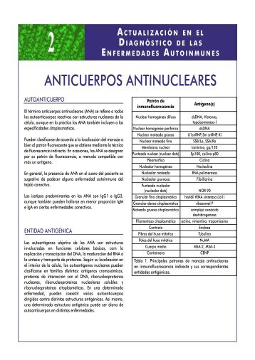 anticuerpos antinucleares - Biolinker SA