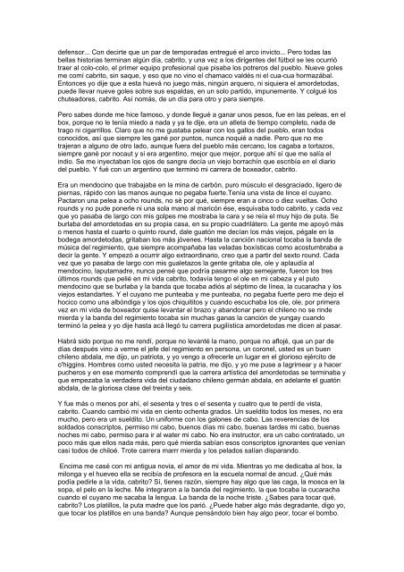CUENTO: El guatón Abdala (historia de un represor) - ENcontrARTE