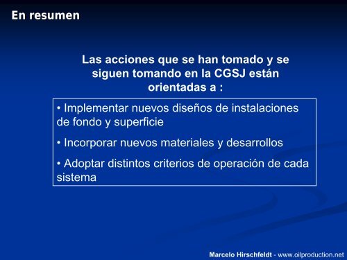 Análisis del límite mecánico de los sistemas de ... - OilProduction.net