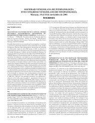 [PDF Aquí]. - Sovefit - Sociedad Venezolana de Fitopatologia