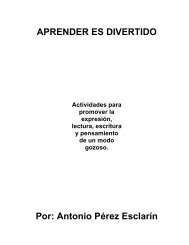 Aprender es divertido, A. Pérez Esclarín, 1999 - Federación ...