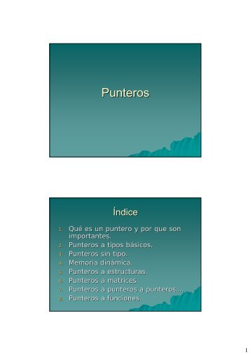 C - Punteros (PDF).