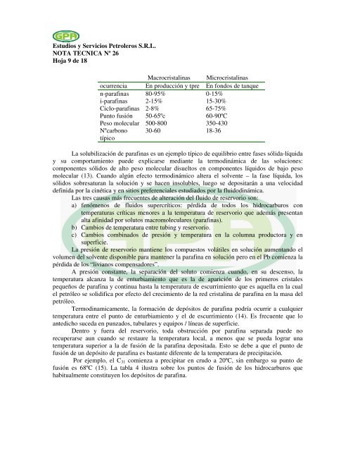 GPA Estudios y Servicios Petroleros SRL - OilProduction.net