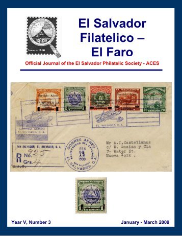 El Salvador Filatelico – El Faro - FIAF